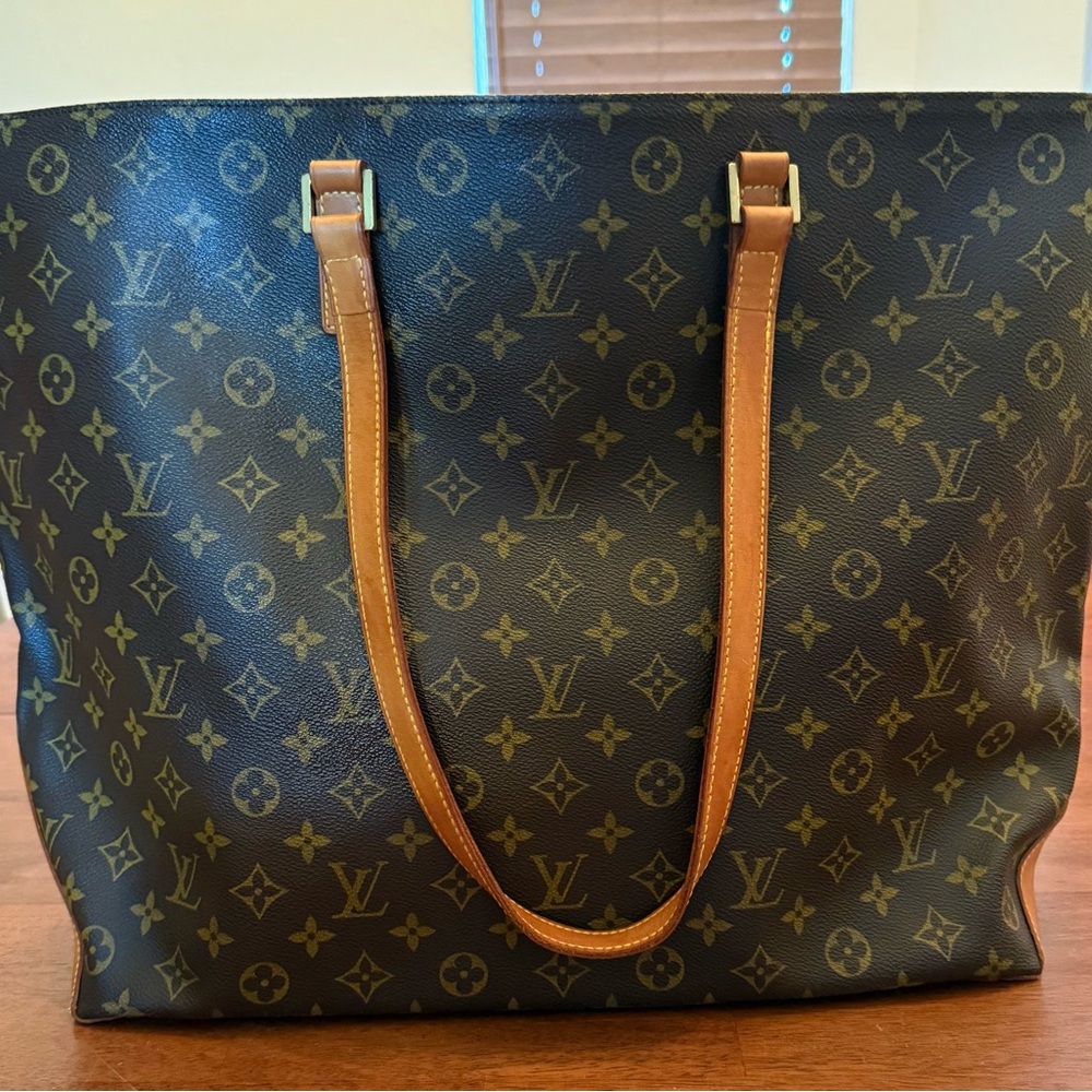 SOLD Louis Vuitton Monogram Cabas Tote Bag - Brown